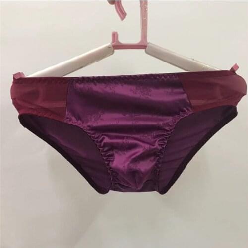 New Fashionable mens underwear Ice silk milk silk style sexy health fabric comfortable daily wear briefs mens underwear briefs