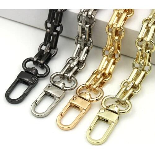 Hight Quality bag strap handbag replacement purse strap bag accessories bag hardware Gunmetal chain bag parts