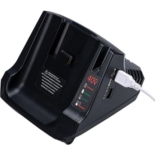 Dawupine 40V Battery Fast Charger LCS36 LCS40 Compatible with Black Decker 36V 40V Max lithium ion Battery