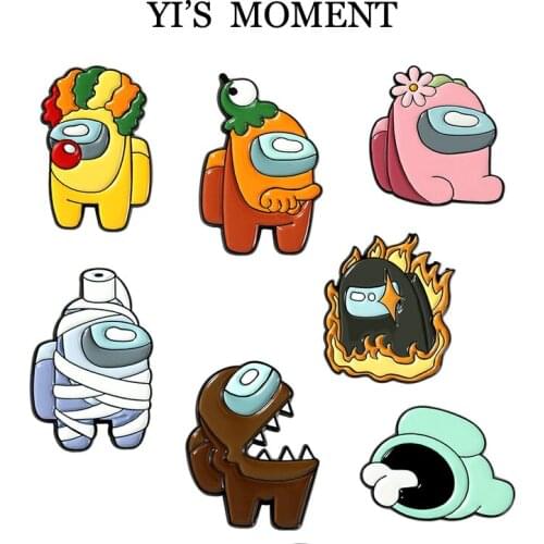 One eyed monster Pins Metal Enamel Brooches Fashion Lapel Pin Backpack Bags Badge Collection Gifts 1PC