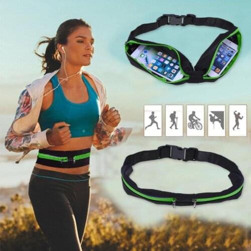 Womens Waterproof Running Belt Bag Nature Hike Trail Jogging Sports Training Bag Fitness Waist Phone bag Female Belt Dropship