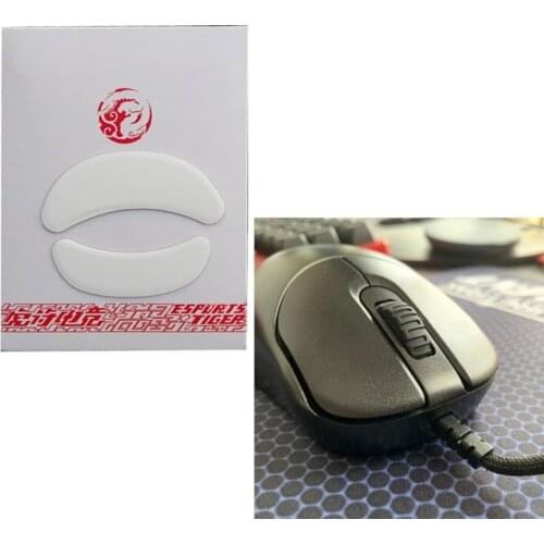 1 set/pack Enhanced Tiger Gaming Mouse Skates Feet For VAXEE ZYGEN NP-01 White Glides Curve Edge Enhanced Version A22 21