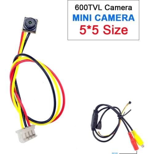 Analog Camera 600TVL CMOS Color MINI Camera 5x5mm size micro small mini security camera