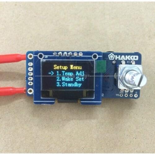 Dykb T12 OLED Digital Soldering Iron Station Temperature Controller Board LCD display panel FOR HAKKO