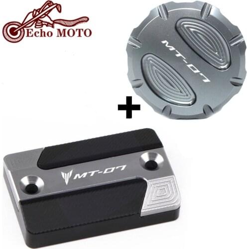 For Yamaha MT-07 mt07 FZ07 FZ 07 2014-2019 High quality Motorcycle Accessories Front brake clutch tank pump cap Fuel tank cap