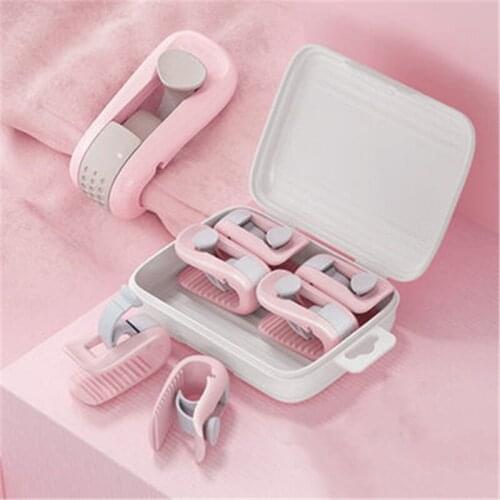 6pcs Household Needle-free Quilt Retainer with Box Bedsheet Retainer Plastic Clip Soft Rubber Buckle Bed Sheet Clip Fixing