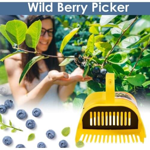 Blueberry Picker Rake Wild Berry Picking Tool Ergonomic Soft-touch Handle Easy To Use Picker For Orchard Fruits Picking