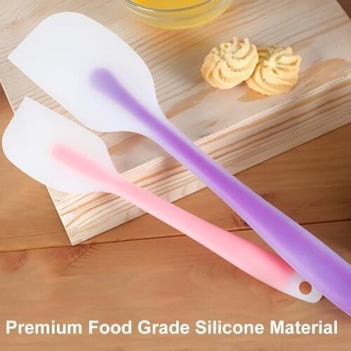 Baking Tools Spatula Translucent Mini Silicone Spatulas Baking Spatula Cream Heat-Resistant Kitchen Utensils Scraper Decorator