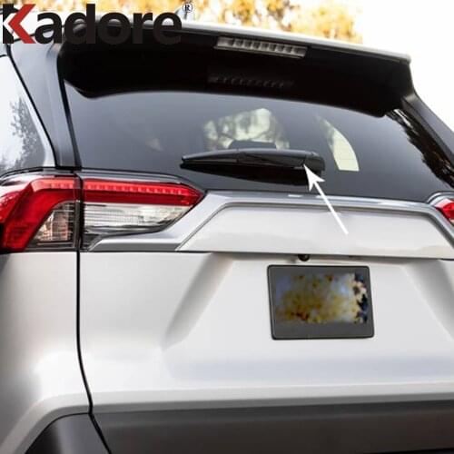 For Toyota RAV4 RAV 4 2019 2020 2021 Chrome Rear Window Wiper Cover Trim Tail Windscreen Wipers Covers Car Styling Accessories