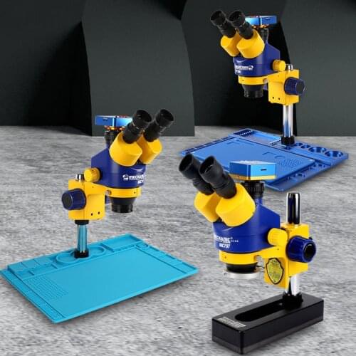 MECHANIC multifunctional microscope base Aluminum Alloy Repair Pad Mobile Phone Repair Maintenance Platform heat resistant mat