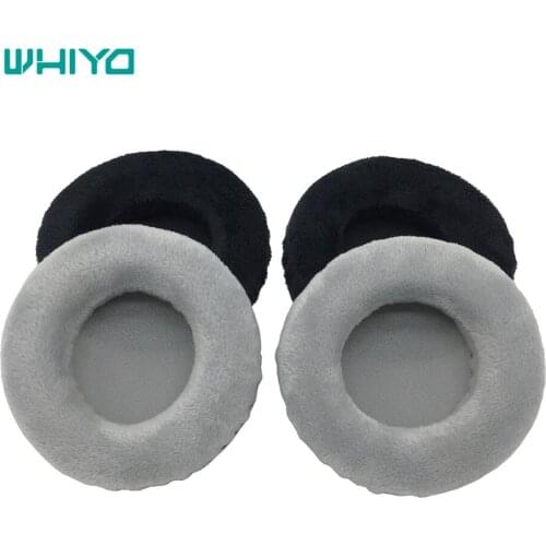 Whiyo 1 pair of Velvet Sleeve Cups Ear Pads Cushion Cover Earpads Earmuff Replacement for Koss UR-20 UR.20 UR20 Headphones