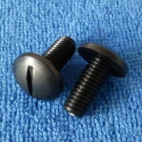 M5X12 Nylon screw,Black plastic bolt,large thin slotted no corrosion advertisement LED Lighting DIY Fastener insulation bolt