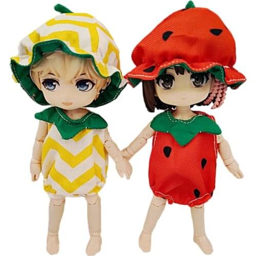 Obitsu 11 ob11 doll clothes sweet fruit coat fit for GSC clothes 1/12 bjd dolls our generation Cool stuff Doll accessories