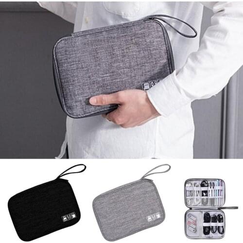 Single-Layer Electronic Cable Storage Bag Waterproof Multifunctional Digital Bag Mobile Power Earphone Storage Headphone Storage