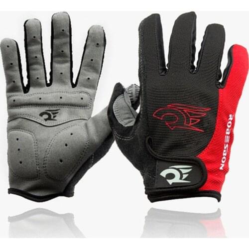 Mountain Riding Gloves With Padding Gym Moto Motocycle Gloves Cycling Skate Bike Cycle Sports Full Finger Gloves for Men Women