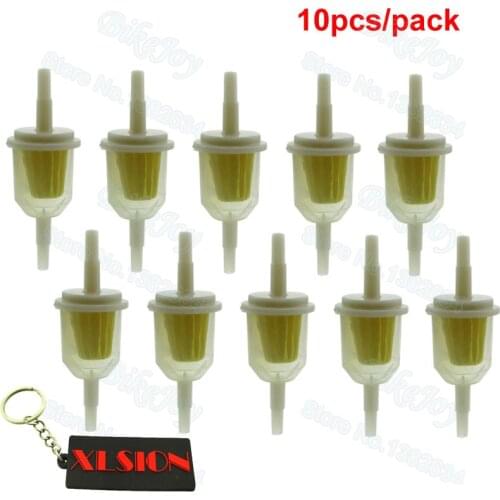 Plastic Inline Universal Gas Fuel Filter For Tractor Mower Boat VW Bug ALL 6MM 8MM 1/4" 5/16