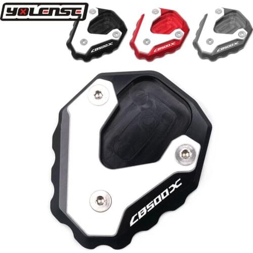 Motorcycle CNC Kickstand Foot Side Stand Extension Pad Support Plate Enlarge Stand For HONDA CB500X CB 500X CB500 X 2019