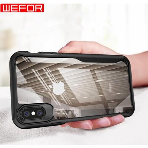 Shockproof Armor For iPhone 11 Pro XR XS 8 7 Plus Case Transparent TPU Cover For iPhone 6 6S Plus XS Max Luxury Silicone Case