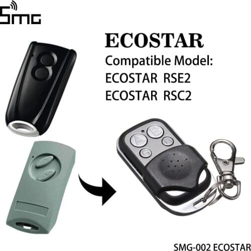 Compatible ECOSTAR RSE2 ECOSTAR RSC2 remote control garage door opener command garage 433.92mhz roling code
