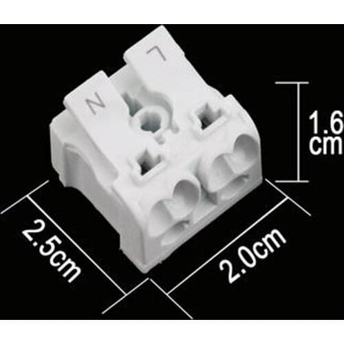 Special Wholesale Universal Wiring Device 2 In 4 out Wire Connector Terminal Flexible Cord Hard Wire Universal 100PCS/LOTS