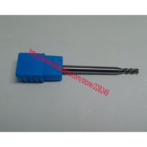 1pc D3*11*D4*75 HRC50 3 Flutes Solid Carbide Flat End Mills For Aluminum CNC Milling Cutters Router Bits