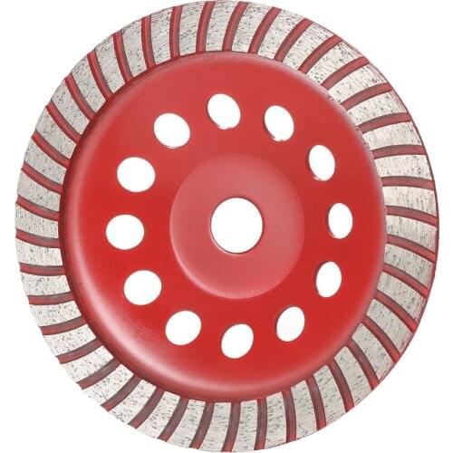 180mm 7" Diamond Segment Grinding Wheel Disc Bowl Shape Grinder Cup 22mm Inner Hole for Concrete Granite Masonry Stone