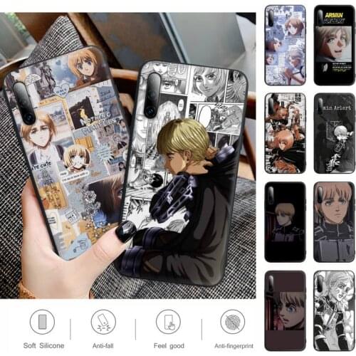 Armin Arlert Attack On Titan Mobile Phone Cover Case For Samsung A51 A52 A71 A50 A21 A20 A20E A31 A30 A40 A70 A01 A10 A11 A30S