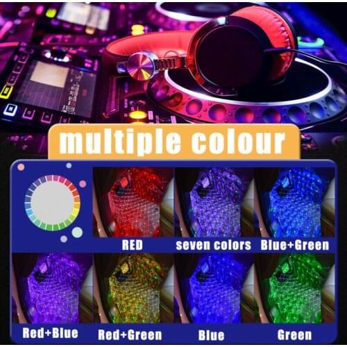 Car USB LED RGB Atmosphere Light 7 colors Interior Styling Decorative Dynamic ambient Light Atmosphere Decorative Lamp