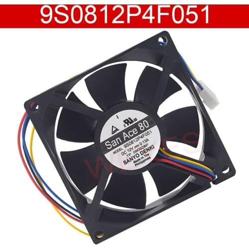 Free shipping 8025 8CM 4 wire PWM ultra-quiet chassis fan 9S0812P4F051 12V 0.13A