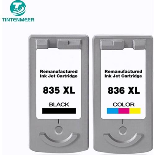TINTENMEER ink cartridge pg 835 cl 836 compatible for canon IP 1188 printer ip1188