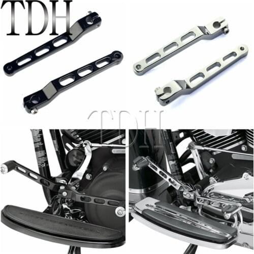 Black/Chrome Motorcycle Heel Toe Shift Lever For Harley FLST FLT FLHT Electra Road Kings Trikes Touring Street Glides 1986-2014