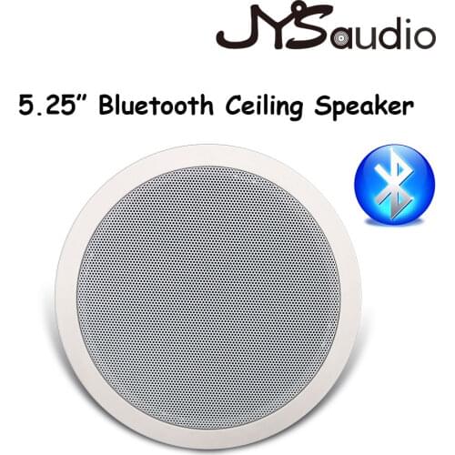 Home Bluetooth Ceiling Speakers 5.25 inch In Wall Speaker White Roof Loudspeakers House PA System 10W Indoor Home Audio Speaker