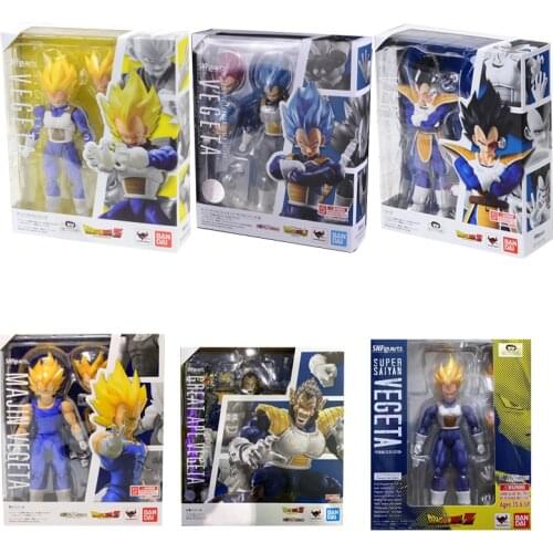 All types original Bandai SHFiguarts shf dragon ball Super saiyan god Vegeta action figure collection Anime model kids toys gift