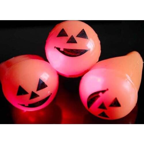 24 LED Light Up Pumpkin Rings Bulk Blinking Jelly Ring Birthday Party Favor for Bar Halloween Parties Bag Fillers Toys