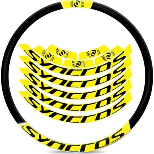 SYNCROS SILVERTON SL Wheel Sticker for Mountain Bike MTB Rim Bicycle Cycling Decals