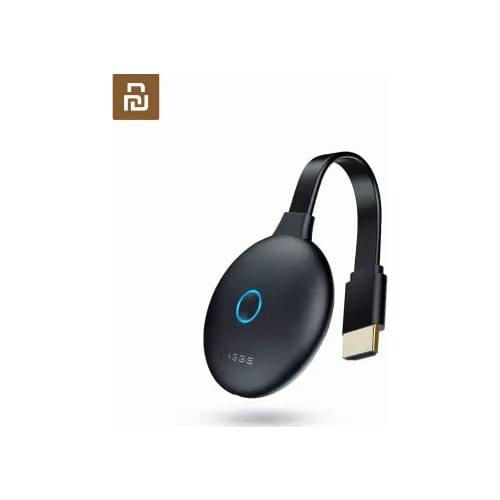 New Youpin HaGiBis HD Wireless Projector Black 2.4G+5G HD 1080P automatic upgrade support mobile phone / tablet / computer