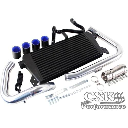 Upgrade FMIC Intercooler Kit For 96-01 VW Passat Audi A4 B5 1.8T Black / Blue /Red