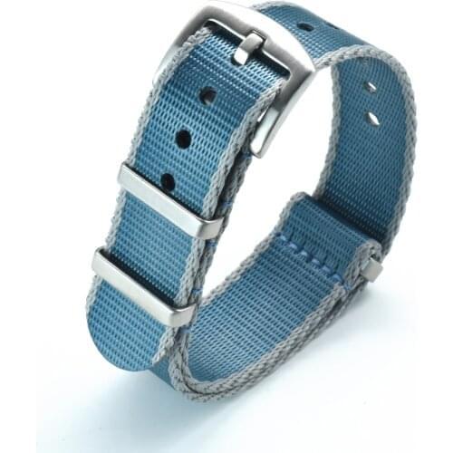 20mm 22mm Army Sports Nato Strap Fabric Nylon Watchband Buckle Belt For 007 James Bond Watch Bands Seat Belts