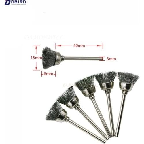 Steel Bowl Shaped Wire Wheel Brushes Cup Rust Rotary Tool Electric Tool For The Engraver Abrasive Materials5pcs
