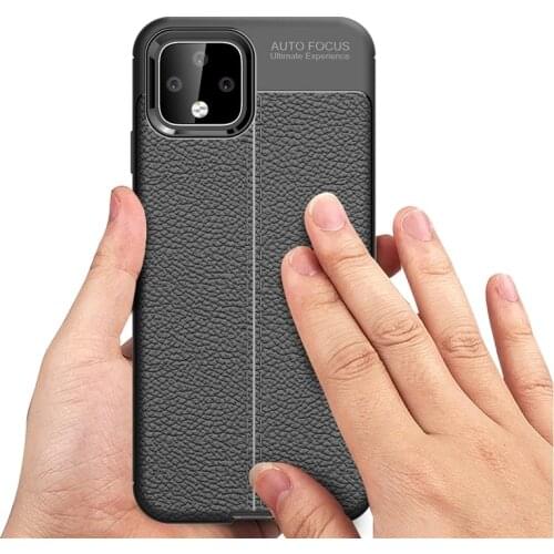 For Google Pixel 4 Cover Case For Google Pixel 4 3A 3 Shockproof TPU Soft Leather Style Back Case For r Google Pixel 4 3A