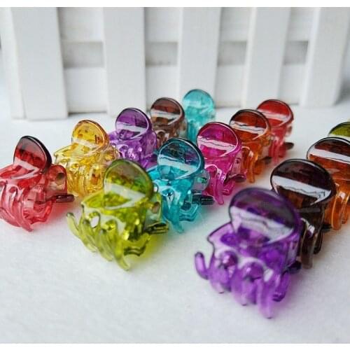 10 Pcs/sets Fashion Women Crab Hair Claw Clip Girls Black Plastic Mini Hairpin Claws Hair Clip Clamp for Women Gifts Accessories