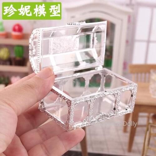 1:12 Doll House Mini Storage Box Creative Candy Box Miniature Food Play Model Accessories