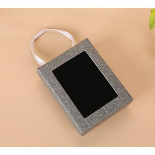 12pcs Transparrent Ring Necklace Bracelets Earring Gift Packaging Boxes Cardboard Jewelry Set Box With Sponge Inside Rectangle