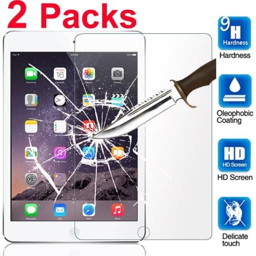 2 Packs Screen Protector For iPad mini 1 2 3 4 5 Tempered Glass For iPad 7.9 9.7 10.2 2018 Air 3 10.5 Air 1 2 Pro 11 10.9 Film