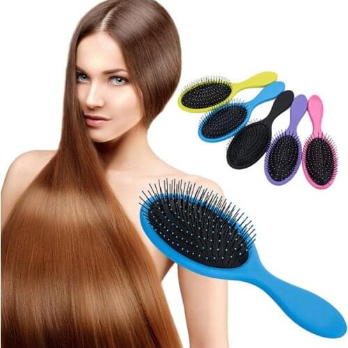 2021 Women Detangle Hair Brush Salon Hairstyles Comb Wet Dry Scalp Massage Brushes SSwell