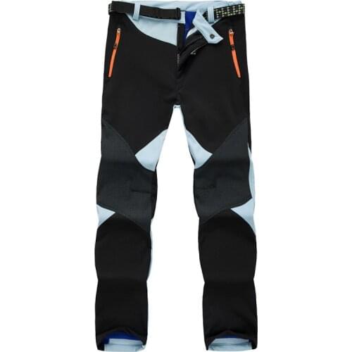 2019 New Women Sports Outdoor Soft shell Quick-drying Pants Thermal Cycling Fleece Pants Outdoor Climbing Skiing Windproof Pants