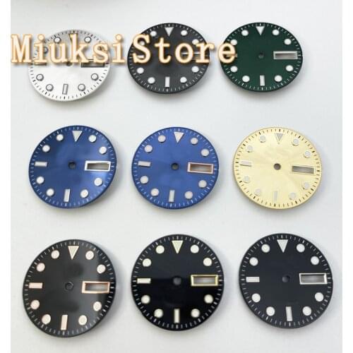 28.5mm sterile luminous dial fit NH35 NH 36 ETA 2824 2836 Miyota 8215 821A Mingzhu DG 2813 3804 movement