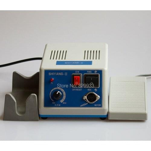 65W Dental Lab, Nail Art, Hobby, Gems, Industry 35000 rpm Mini Electric Micromotor Hand Grinder Dremel Power Engine ONLY 220V