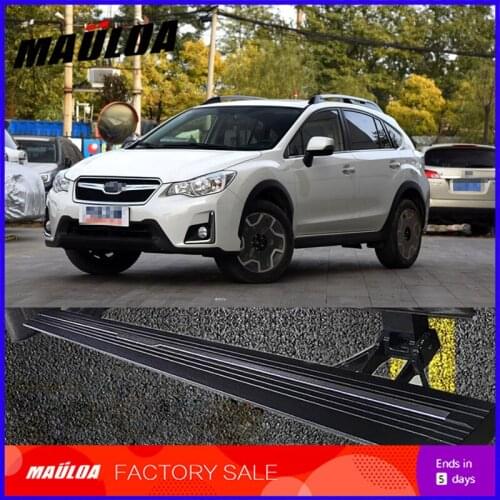 Car Accessories High quality aluminium alloy Automatic scaling Electric pedal side step running board for XV 2017