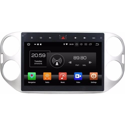 Octa Core 10.1" Android 9.0 Car DVD GPS for Volkswagen Tiguan 2013 2014 2015 2016 4GB RAM Radio WIFI 64GB ROM navigation radio